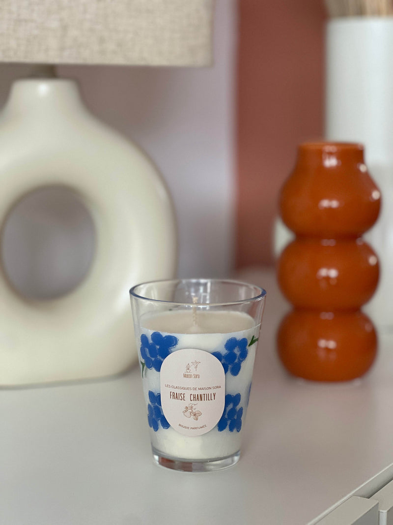Bougie Ingrid Fraise chantilly