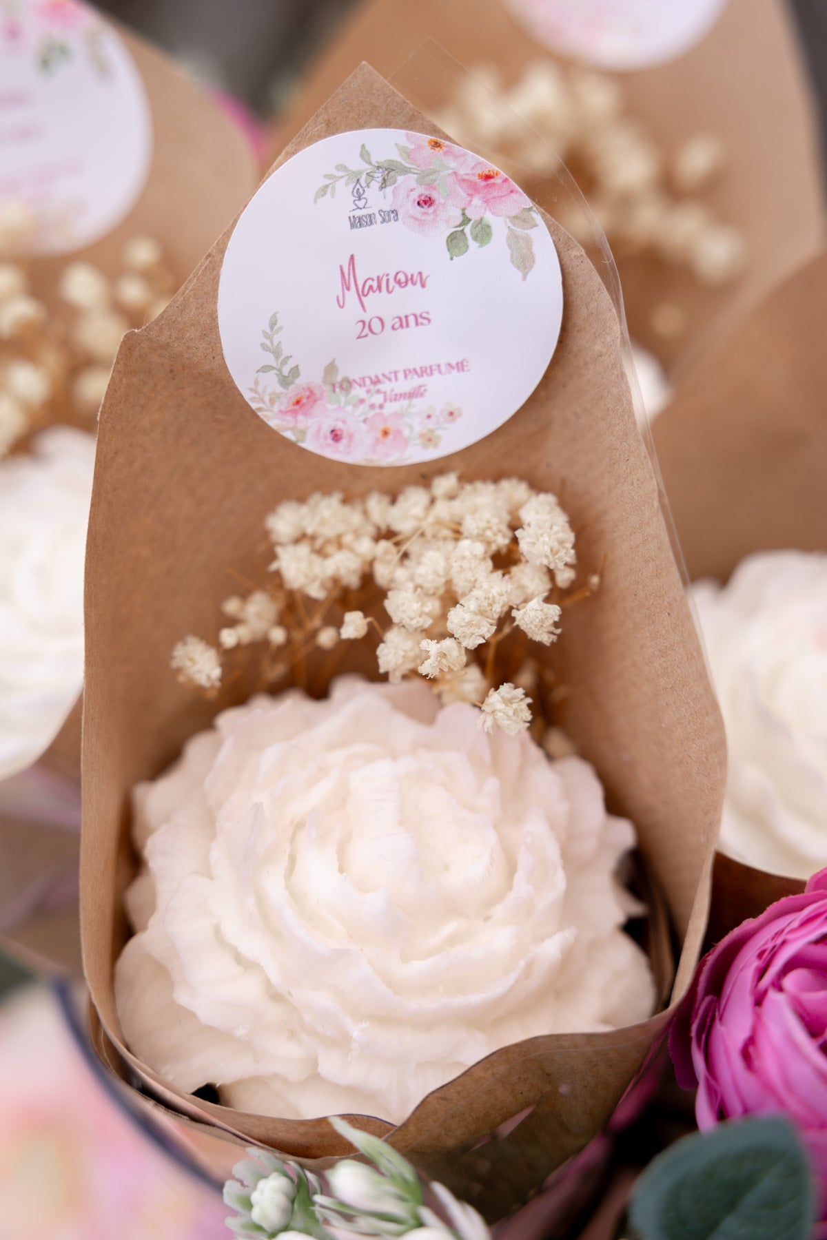 Pivoine parfumées personnalisées