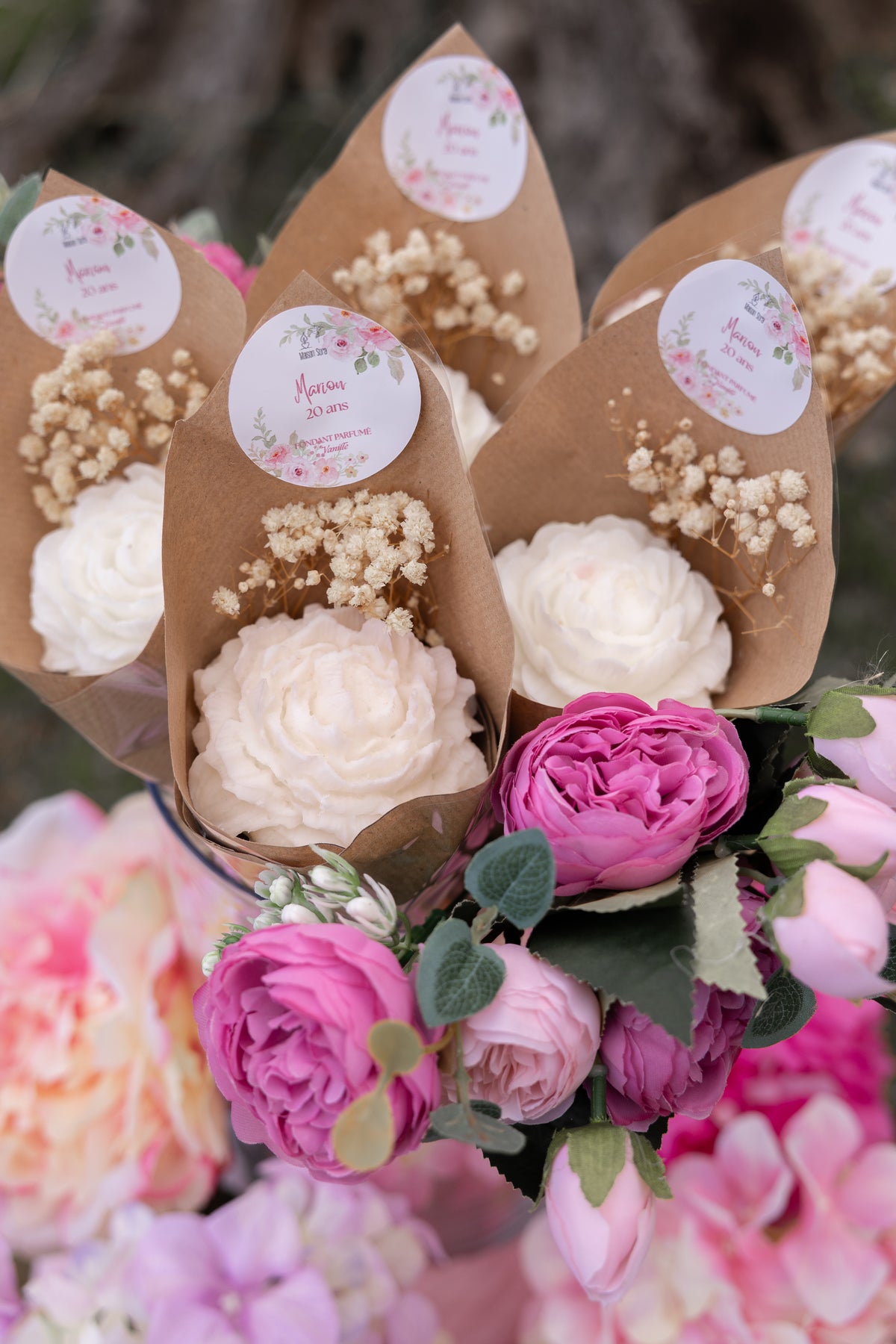 Pivoine parfumées personnalisées