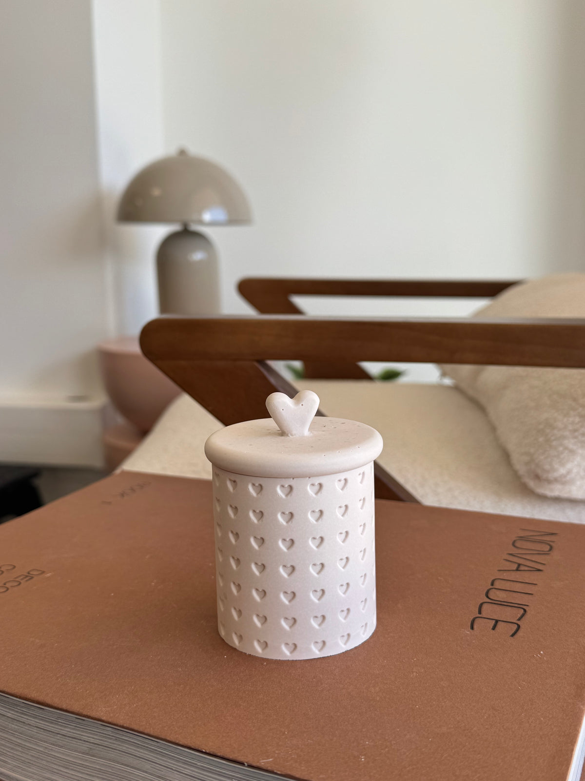 Bougie Adrianna Rose gold