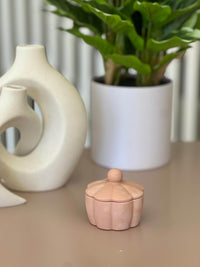 Bougie Alisson rose des sables