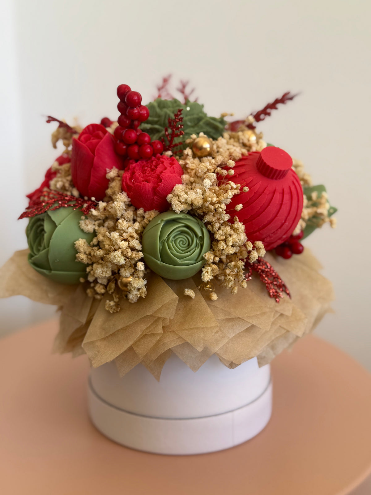 Bouquet floral Valentine Desert et tonka sucré